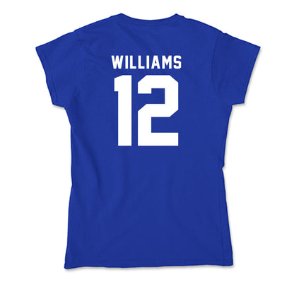 Delaware - NCAA Men's Soccer : Ethan Williams - Soft Style Women’s T-Shirt-1