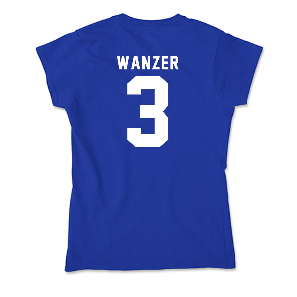 Delaware - NCAA Women's Basketball : Ella Wanzer - Soft Style Women’s T-Shirt-1