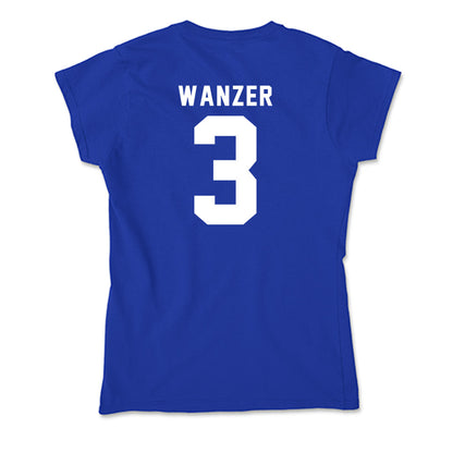 Delaware - NCAA Women's Basketball : Ella Wanzer - Soft Style Women’s T-Shirt-1