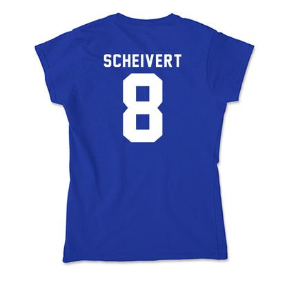 Delaware - NCAA Softball : Katie Scheivert - Soft Style Women’s T-Shirt-1