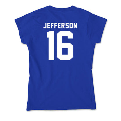 Delaware - NCAA Football : Noah Jefferson - Soft Style Women’s T-Shirt-1
