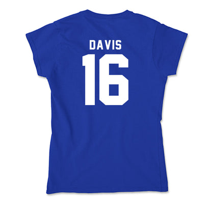 Delaware - NCAA Baseball : Vincent Davis - Soft Style Women’s T-Shirt-1