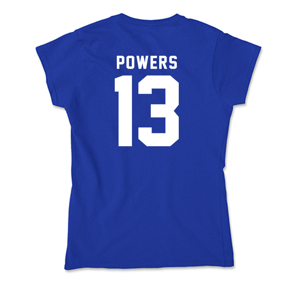Delaware - NCAA Men's Lacrosse : Brendan Powers - Soft Style Women’s T-Shirt-1