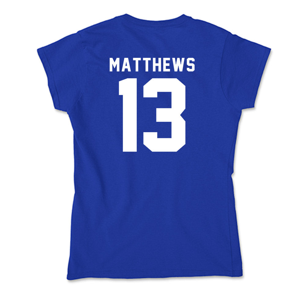 Delaware - NCAA Football : Noah Matthews - Soft Style Women’s T-Shirt-1