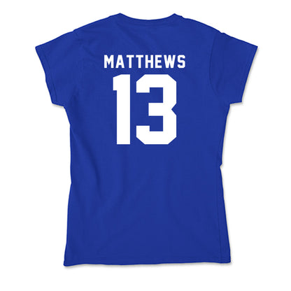Delaware - NCAA Football : Noah Matthews - Soft Style Women’s T-Shirt-1