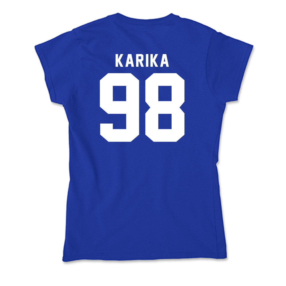 Delaware - NCAA Football : Nicholas Karika - Soft Style Women’s T-Shirt-1