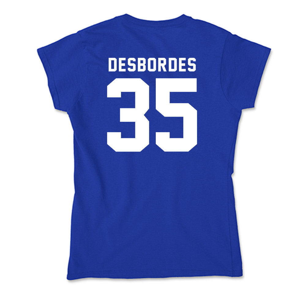 Delaware - NCAA Women's Lacrosse : Nichelle Desbordes - Soft Style Women’s T-Shirt-1