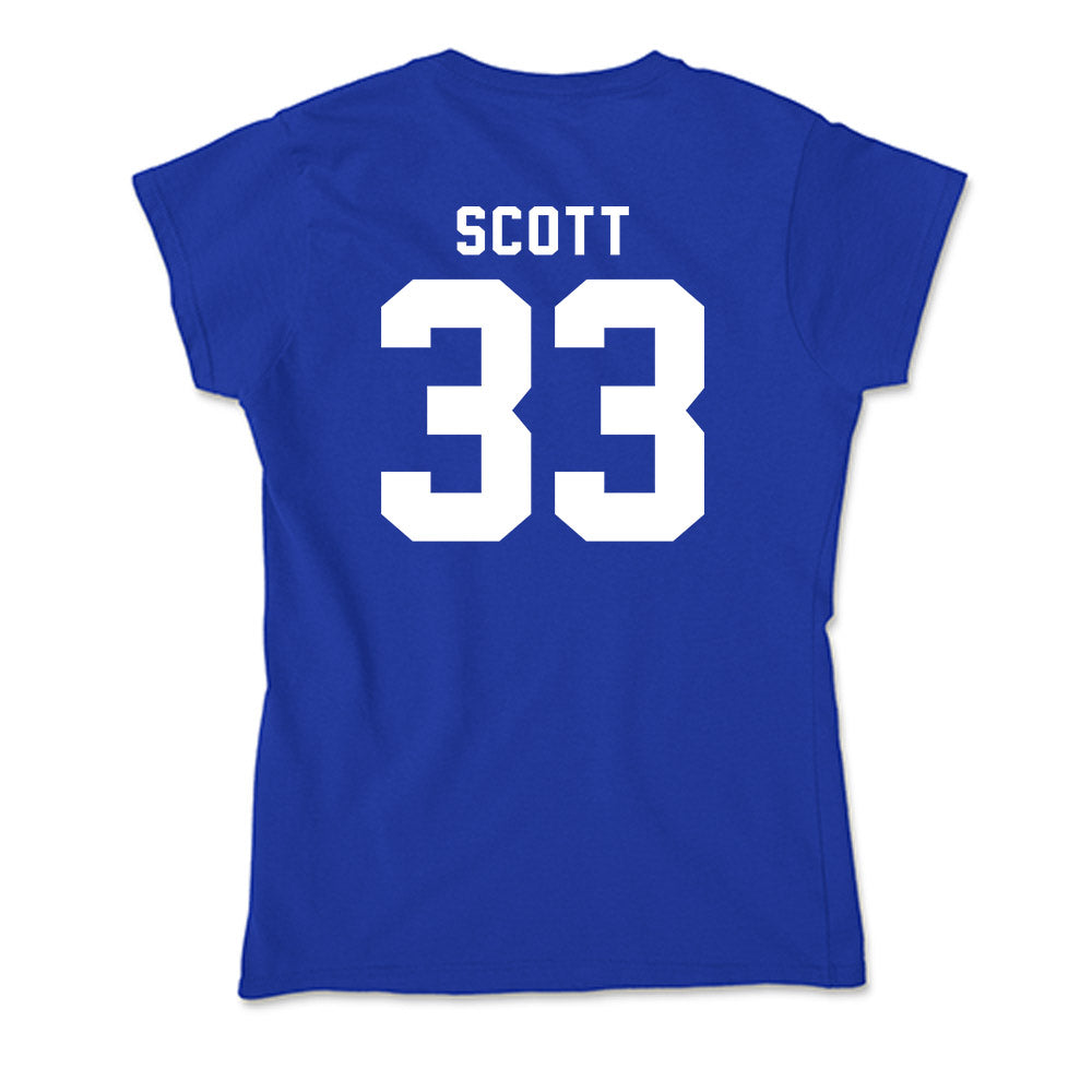 Delaware - NCAA Football : Trace Scott - Soft Style Women’s T-Shirt-1