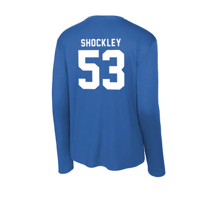 Delaware - NCAA Football : Carson Shockley - Activewear Long Sleeve T-Shirt-1