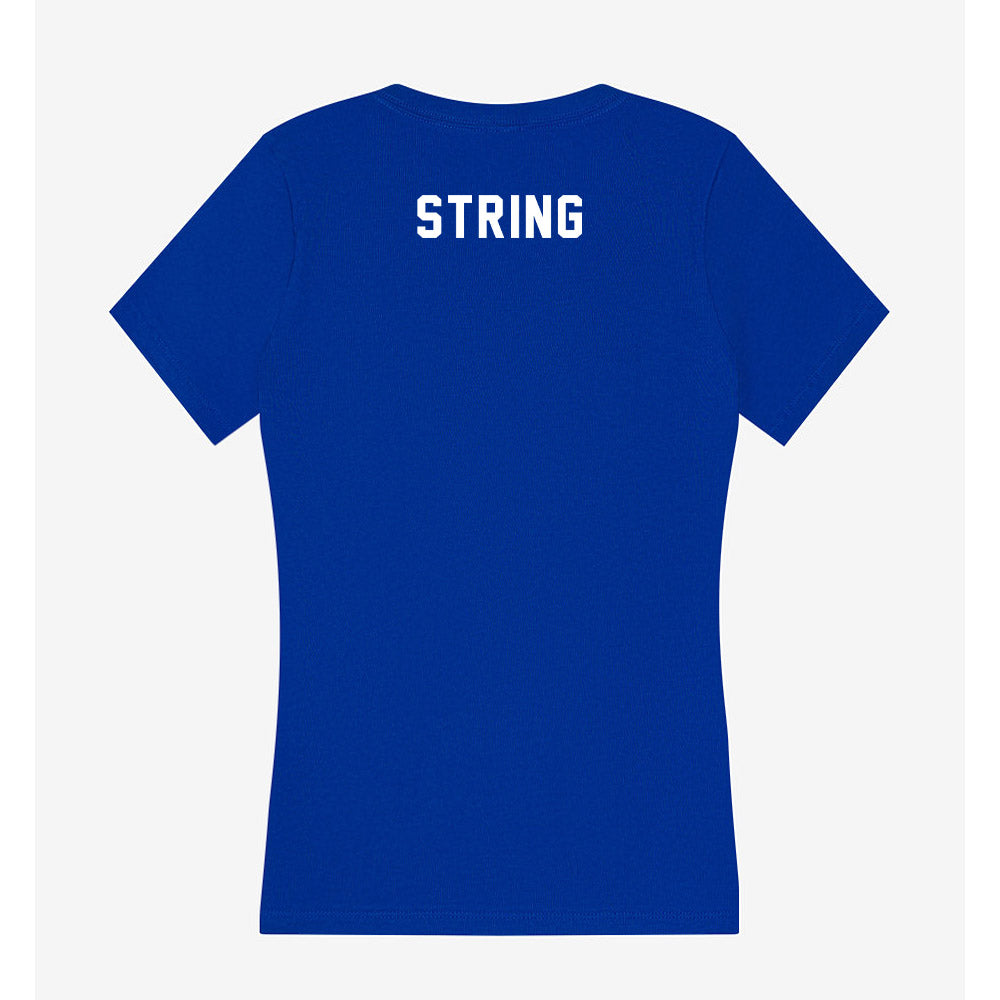 Delaware - NCAA Women's Field Hockey : Brynn String - Women's V-Neck T-Shirt-1