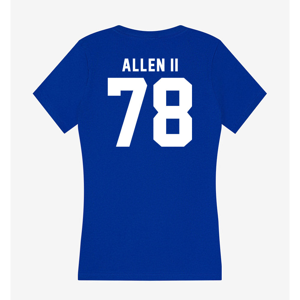 Delaware - NCAA Football : Bentley Allen II - Women's V-Neck T-Shirt-1