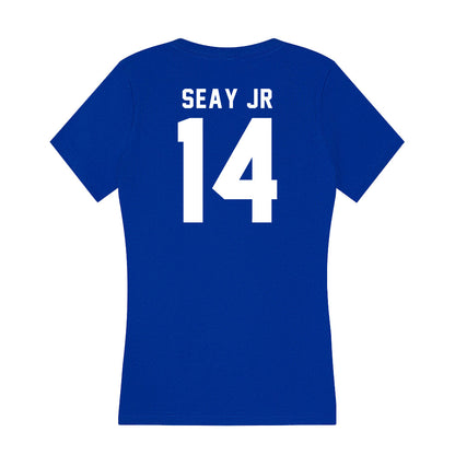 Delaware - NCAA Football : Kelvin Seay Jr - Women's V-Neck T-Shirt-1