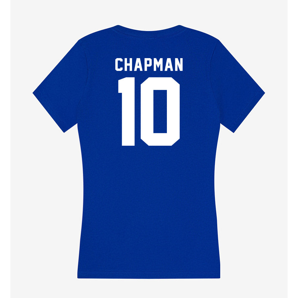 Delaware - NCAA Softball : Bridget Chapman - Women's V-Neck T-Shirt-1