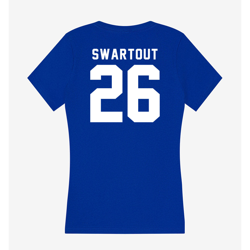 Delaware - NCAA Women's Lacrosse : Alison Swartout - Women's V-Neck T-Shirt-1