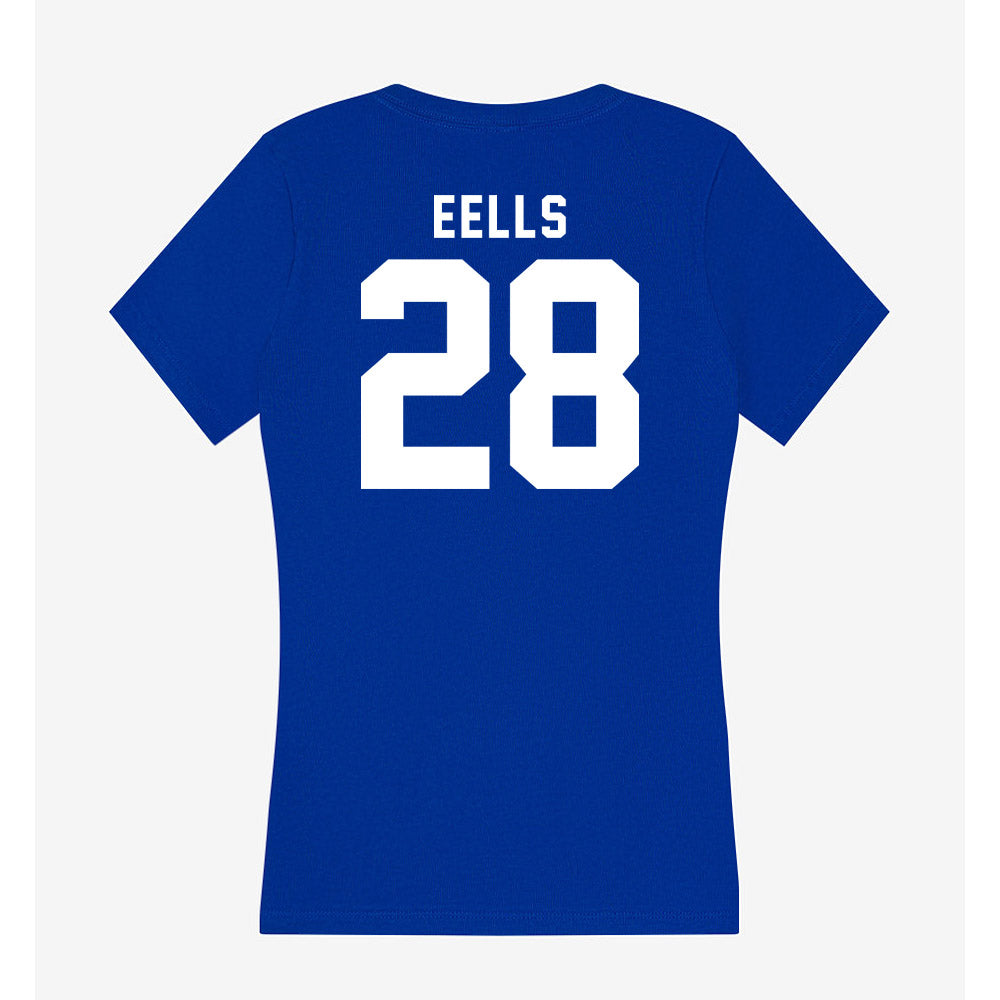Delaware - NCAA Men's Lacrosse : Sean Eells - Women's V-Neck T-Shirt-1