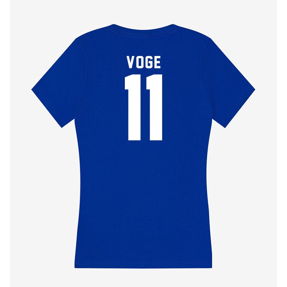 Delaware - NCAA Ice Hockey : Charlie Voge - Women's V-Neck T-Shirt-1