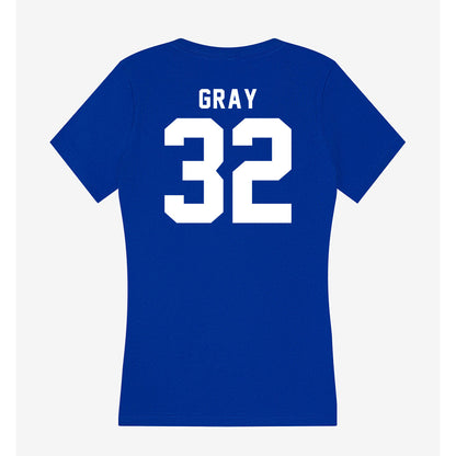 Delaware - NCAA Women's Volleyball : Jayda Gray - Women's V-Neck T-Shirt-1