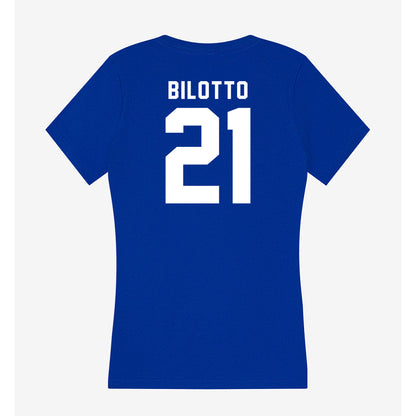 Delaware - NCAA Baseball : Nicholas Bilotto - Women's V-Neck T-Shirt-1