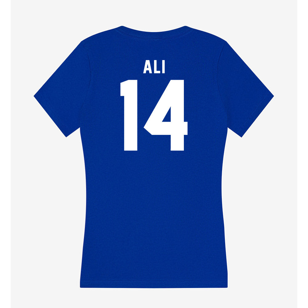 Delaware - NCAA Football : Kahlil Ali - Women's V-Neck T-Shirt-1