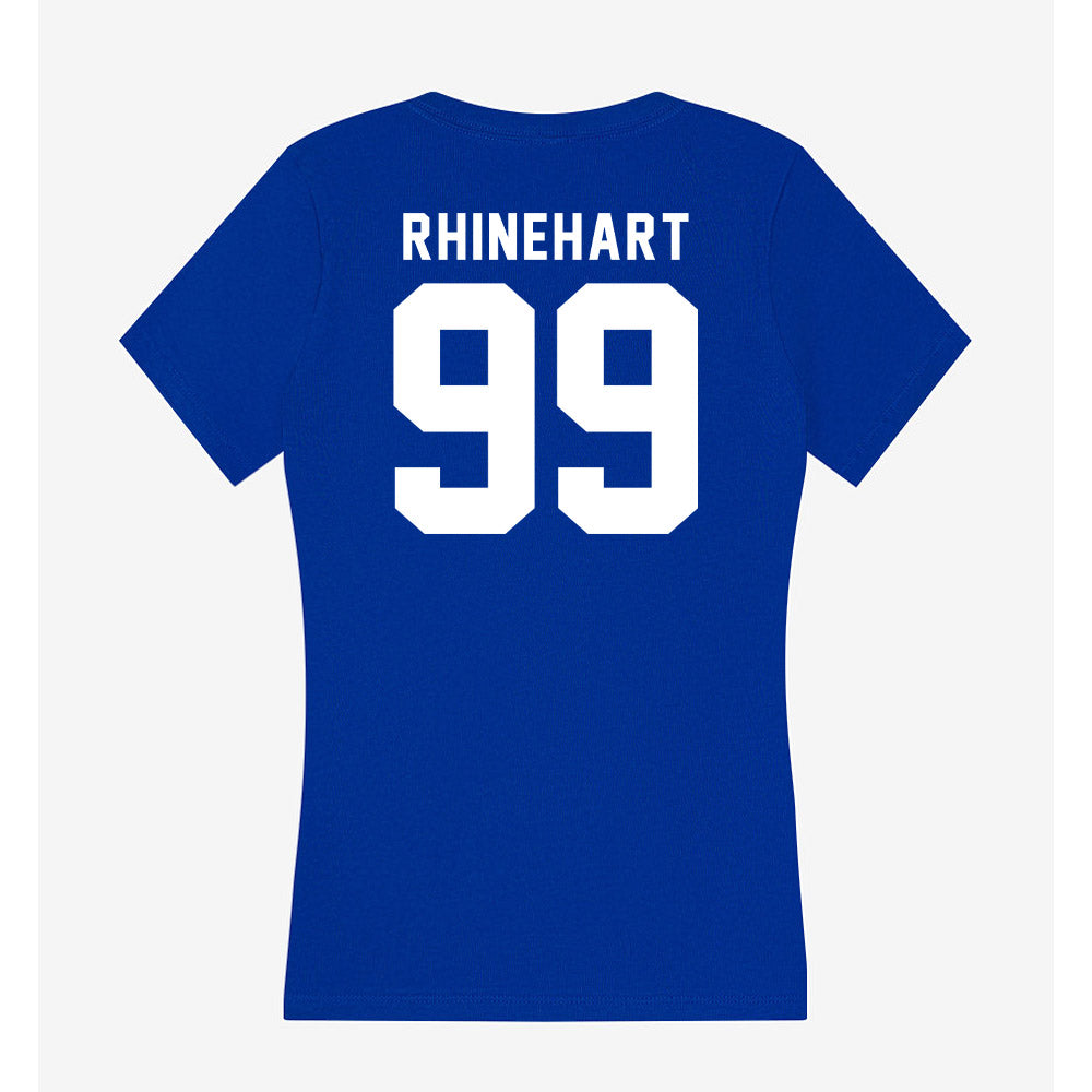 Delaware - NCAA Women's Soccer : Leah Rhinehart - Women's V-Neck T-Shirt-1