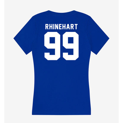 Delaware - NCAA Women's Soccer : Leah Rhinehart - Women's V-Neck T-Shirt-1