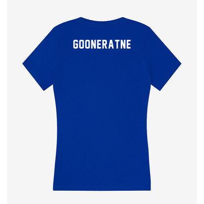 Delaware - NCAA Women's Golf : Rhianna Gooneratne - Women's V-Neck T-Shirt-1