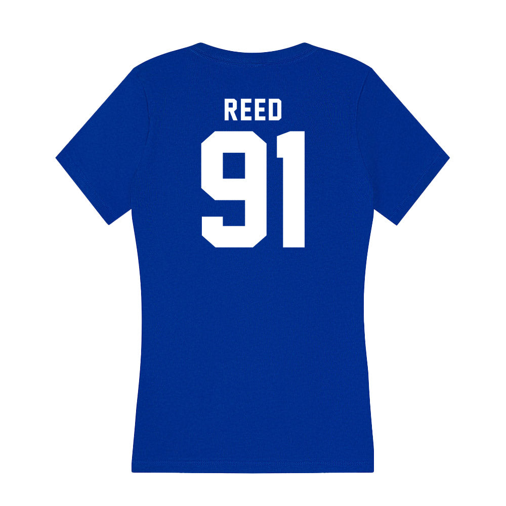 Delaware - NCAA Football : Nate Reed - Women's V-Neck T-Shirt-1