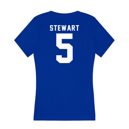 Delaware - NCAA Baseball : Aiden Stewart - Women's V-Neck T-Shirt-1