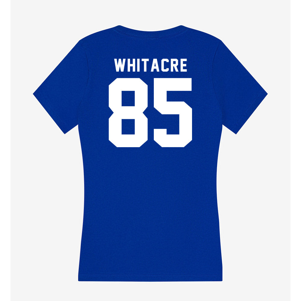 Delaware - NCAA Football : Jackson Whitacre - Women's V-Neck T-Shirt-1