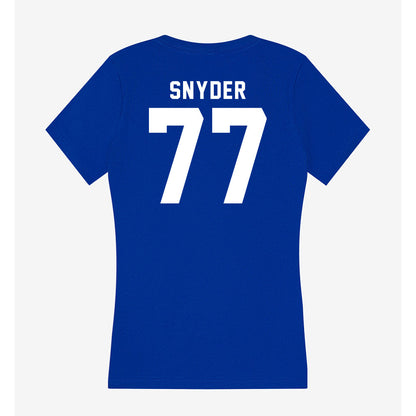 Delaware - NCAA Football : Cole Snyder - Women's V-Neck T-Shirt-1