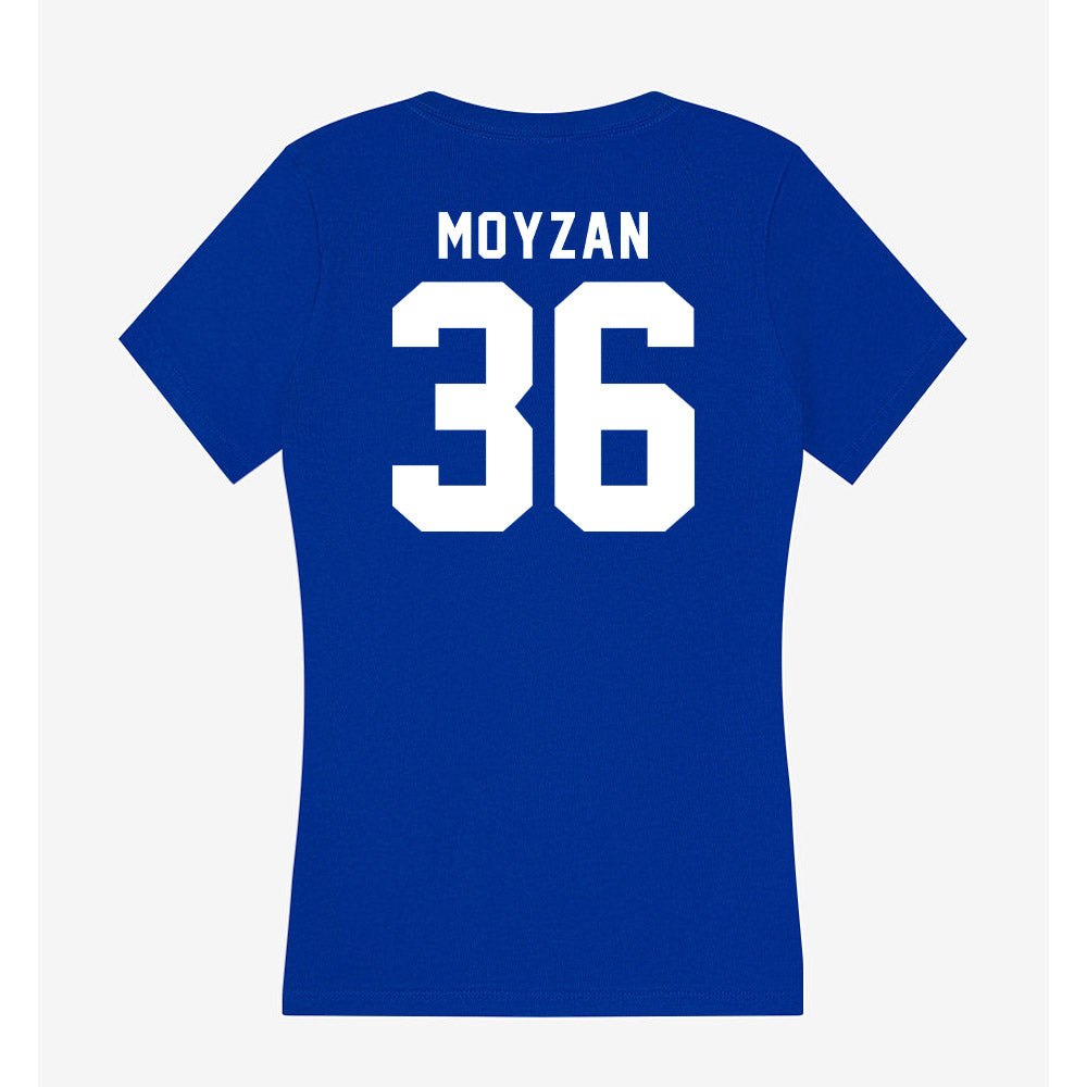 Delaware - NCAA Baseball : Ben Moyzan - Women's V-Neck T-Shirt-1