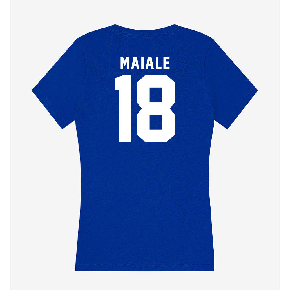 Delaware - NCAA Baseball : Jack Maiale - Women's V-Neck T-Shirt-1