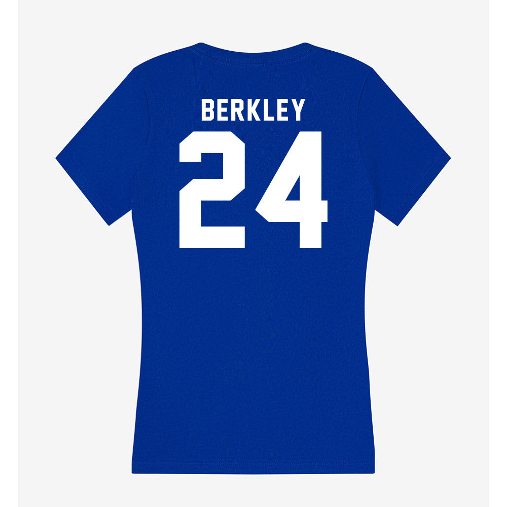 Delaware - NCAA Women's Soccer : gianna berkley - Women's V-Neck T-Shirt-1