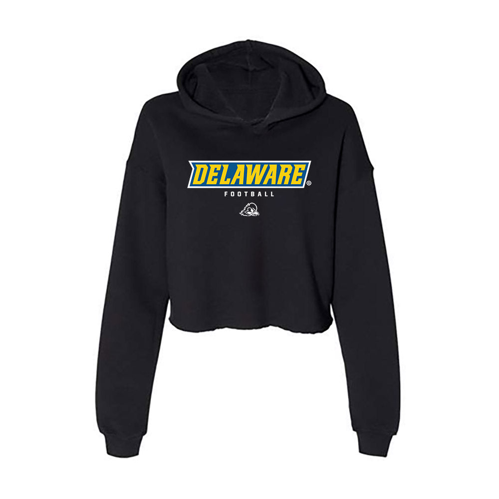 Delaware - NCAA Football : Hasson Manning Jr - Women's Crop Fleece Hoodie-0