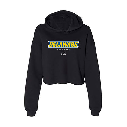 Delaware - NCAA Softball : Liv Marinucci - Women's Crop Fleece Hoodie-0