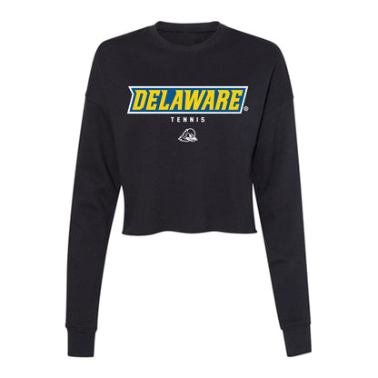 Delaware - NCAA Women's Tennis : Payton Tomichek - Women's Cropped Crew Fleece-0