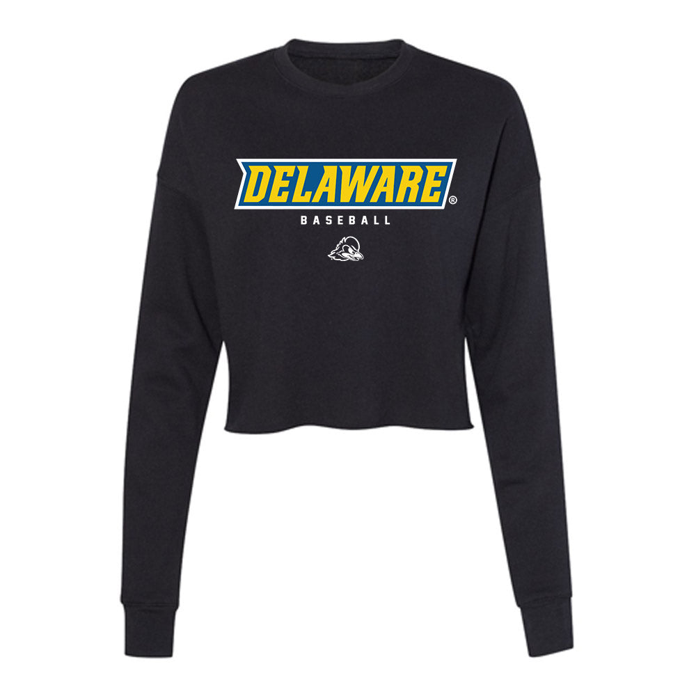 Delaware - NCAA Baseball : Harry Carr - Women's Cropped Crew Fleece-0