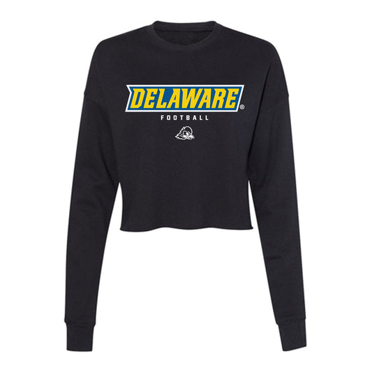 Delaware - NCAA Football : Jackson Whitacre - Women's Cropped Crew Fleece-0