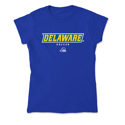 Delaware - NCAA Men's Soccer : Liam Penny - Soft Style Women’s T-Shirt-0