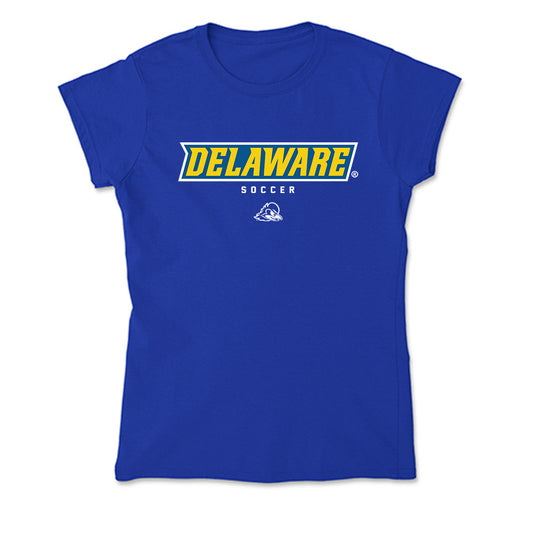 Delaware - NCAA Men's Soccer : Jaydon Fuller - Soft Style Women’s T-Shirt-0