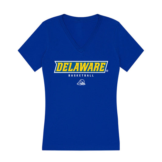 Delaware - NCAA Women's Basketball : Ava Andrews - Women's V-Neck T-Shirt-0