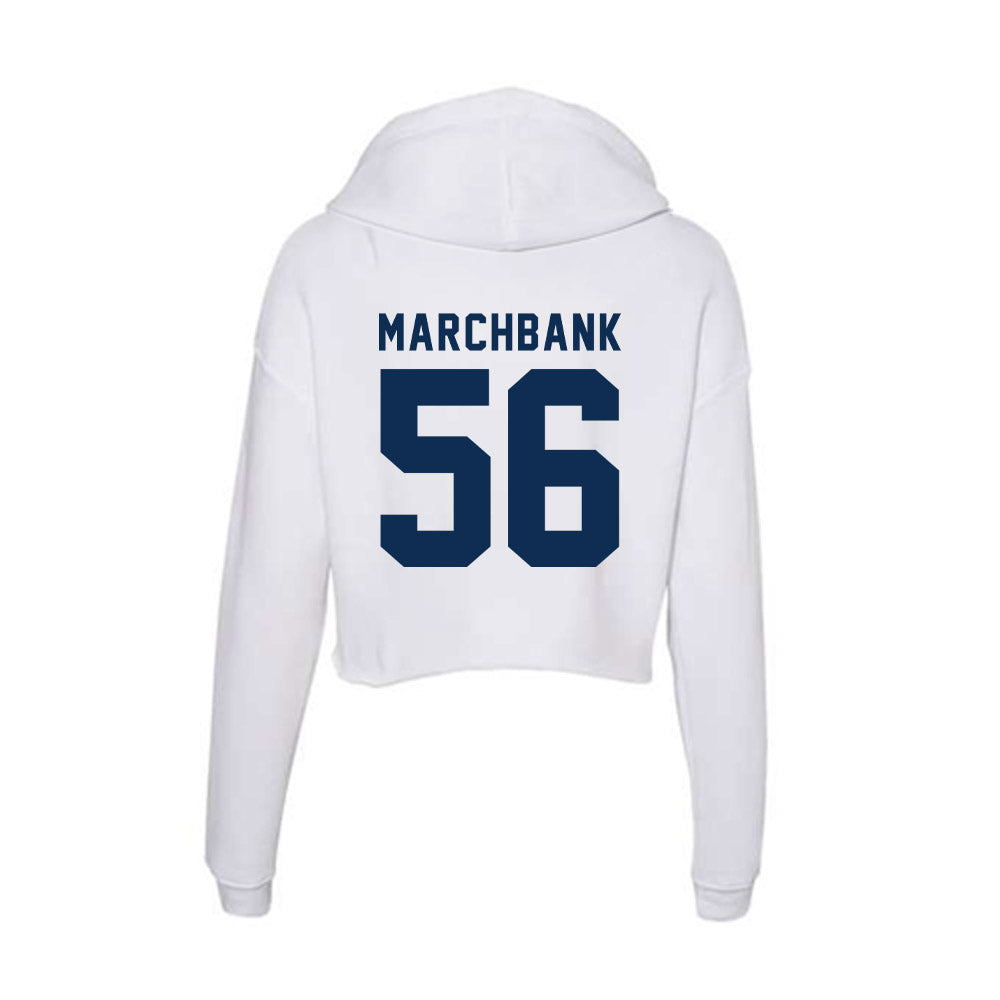 FAU - NCAA Football : Maddox Marchbank - Women's Crop Fleece Hoodie-1