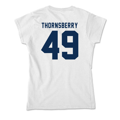 FAU - NCAA Men's Swimming & Diving : Logan Thornsberry - Soft Style Women’s T-Shirt-1