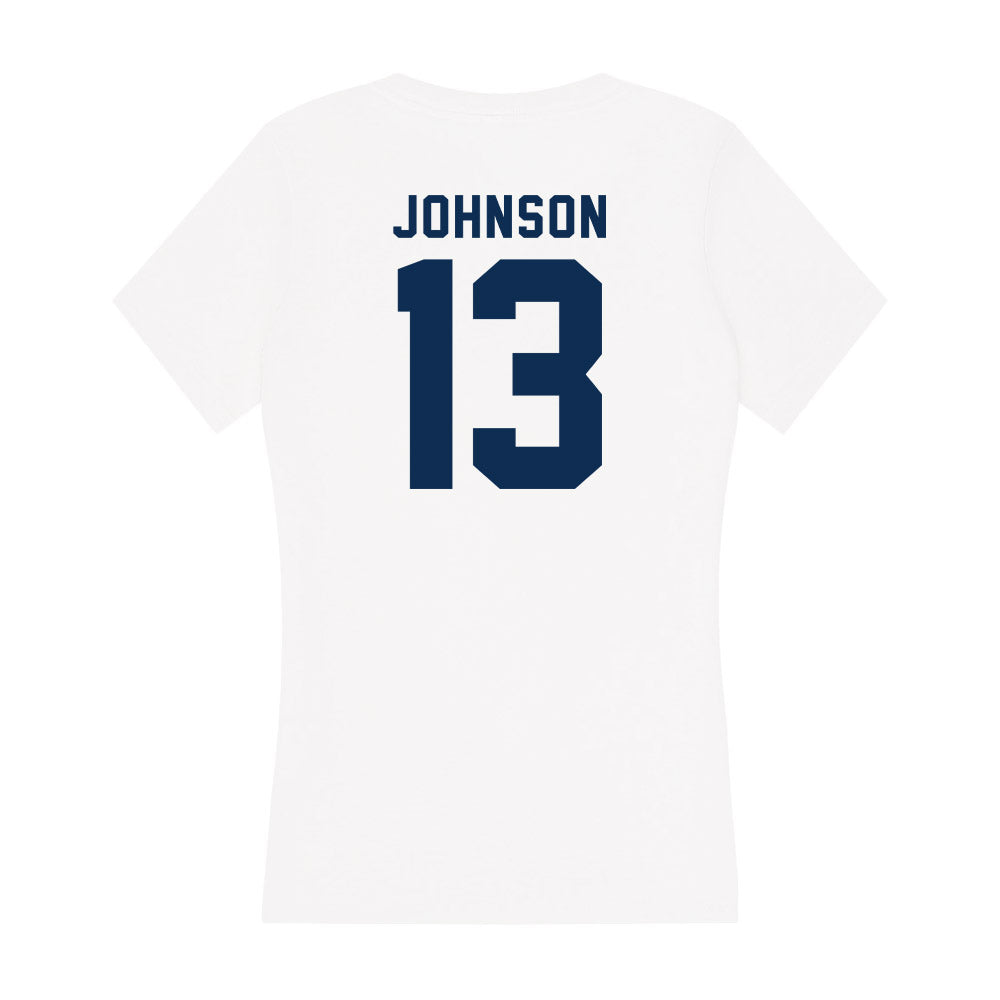 FAU - NCAA Men's Basketball : Jack Johnson - Women's V-Neck T-Shirt-1