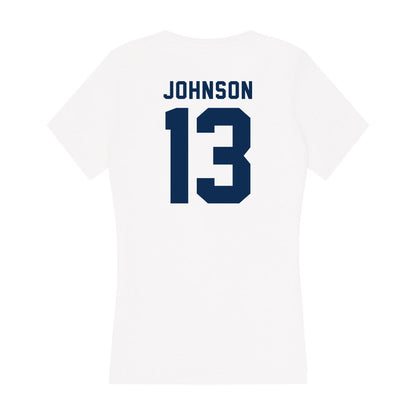 FAU - NCAA Men's Basketball : Jack Johnson - Women's V-Neck T-Shirt-1