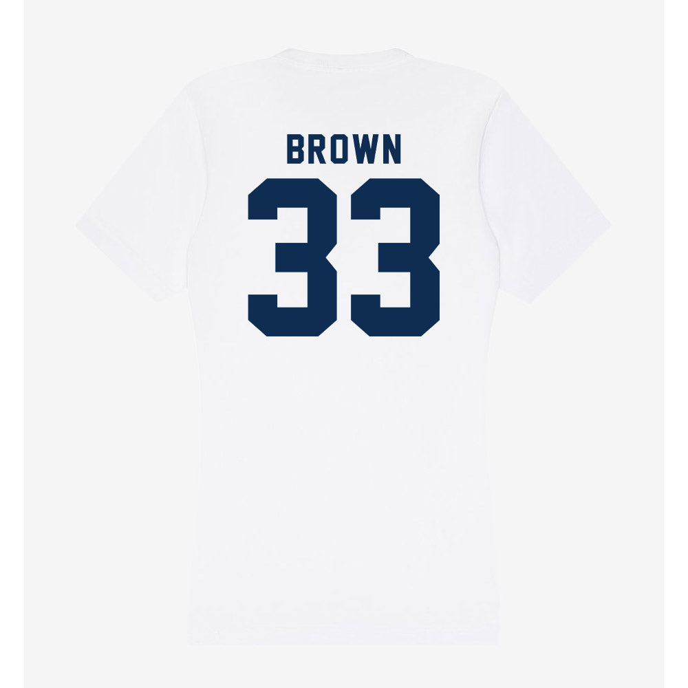 FAU - NCAA Football : Almari Brown - Women's V-Neck T-Shirt-1