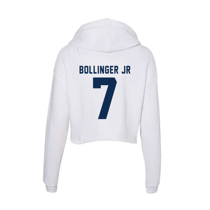 FAU - NCAA Baseball : Michael Bollinger Jr - Women's Crop Fleece Hoodie-1