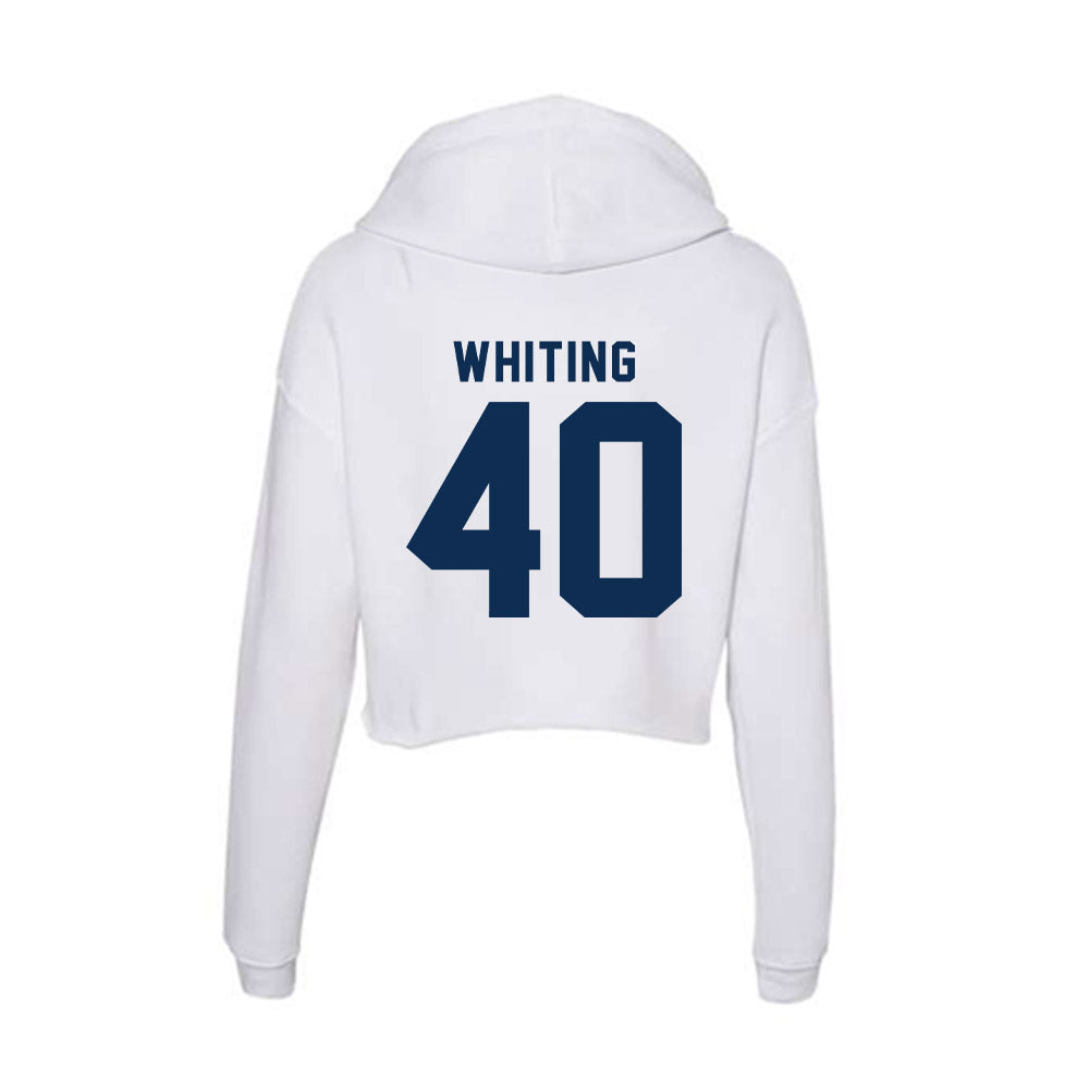 FAU - NCAA Football : Luke Whiting - Women's Crop Fleece Hoodie-1