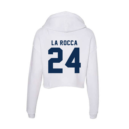 FAU - NCAA Baseball : Mike La Rocca - Women's Crop Fleece Hoodie-1