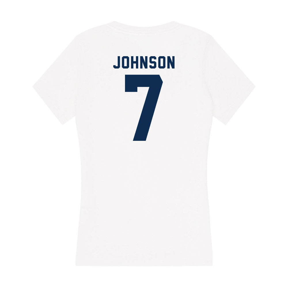 FAU - NCAA Football : George Johnson - Women's V-Neck T-Shirt-1